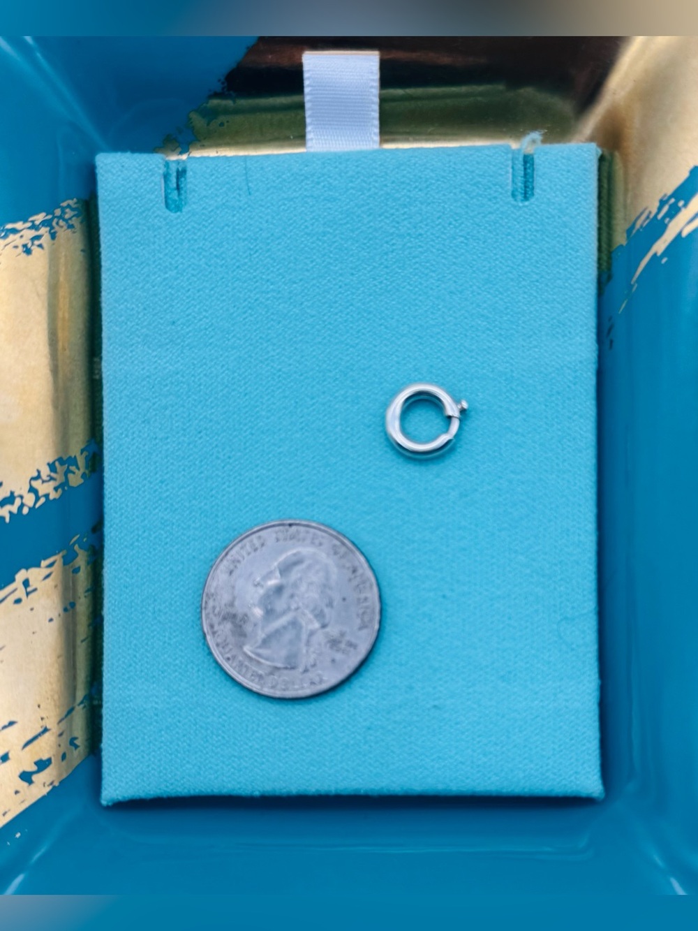 Tiffany & Co Retired sterling silver Round clasping link - Picture 2 of 4